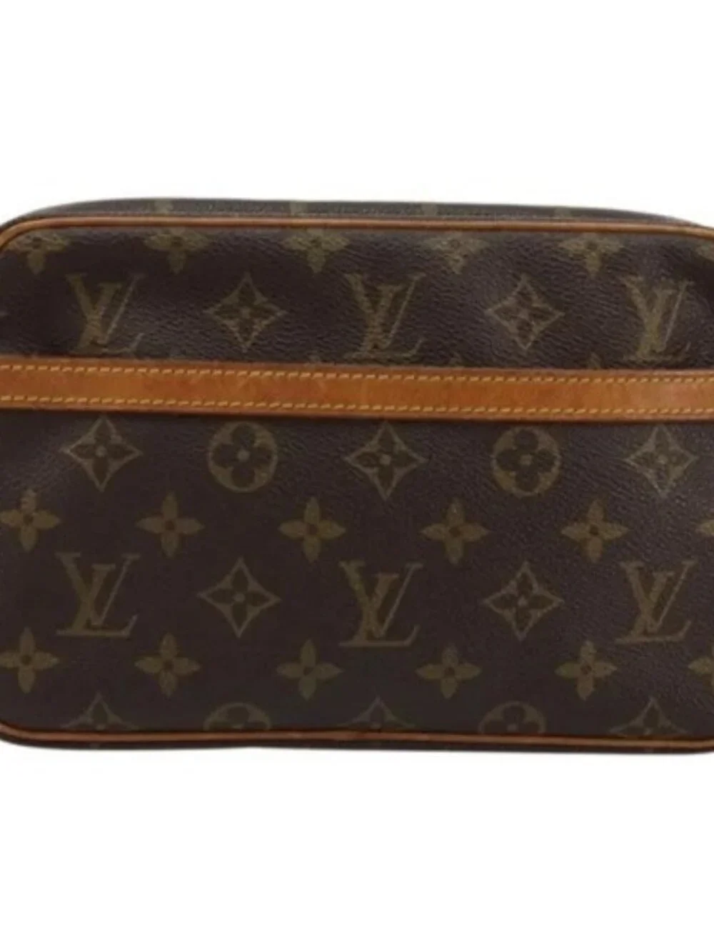 LOUIS VUITTON Monogram Compiegne 23 Clutch Bag M51847 LV Auth ep14103